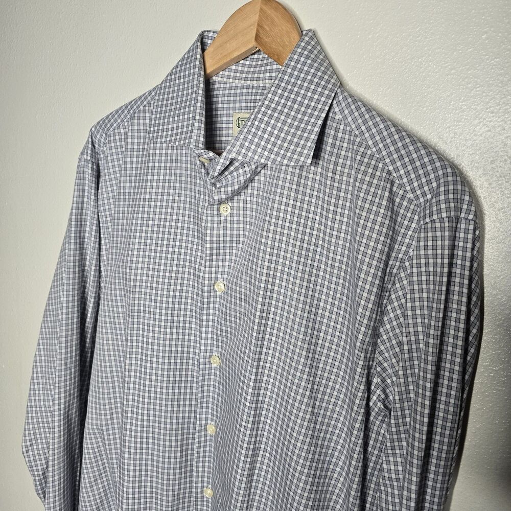 Gitman Bros Men's Large Plaid Button Up Long Sleeve Made In USA